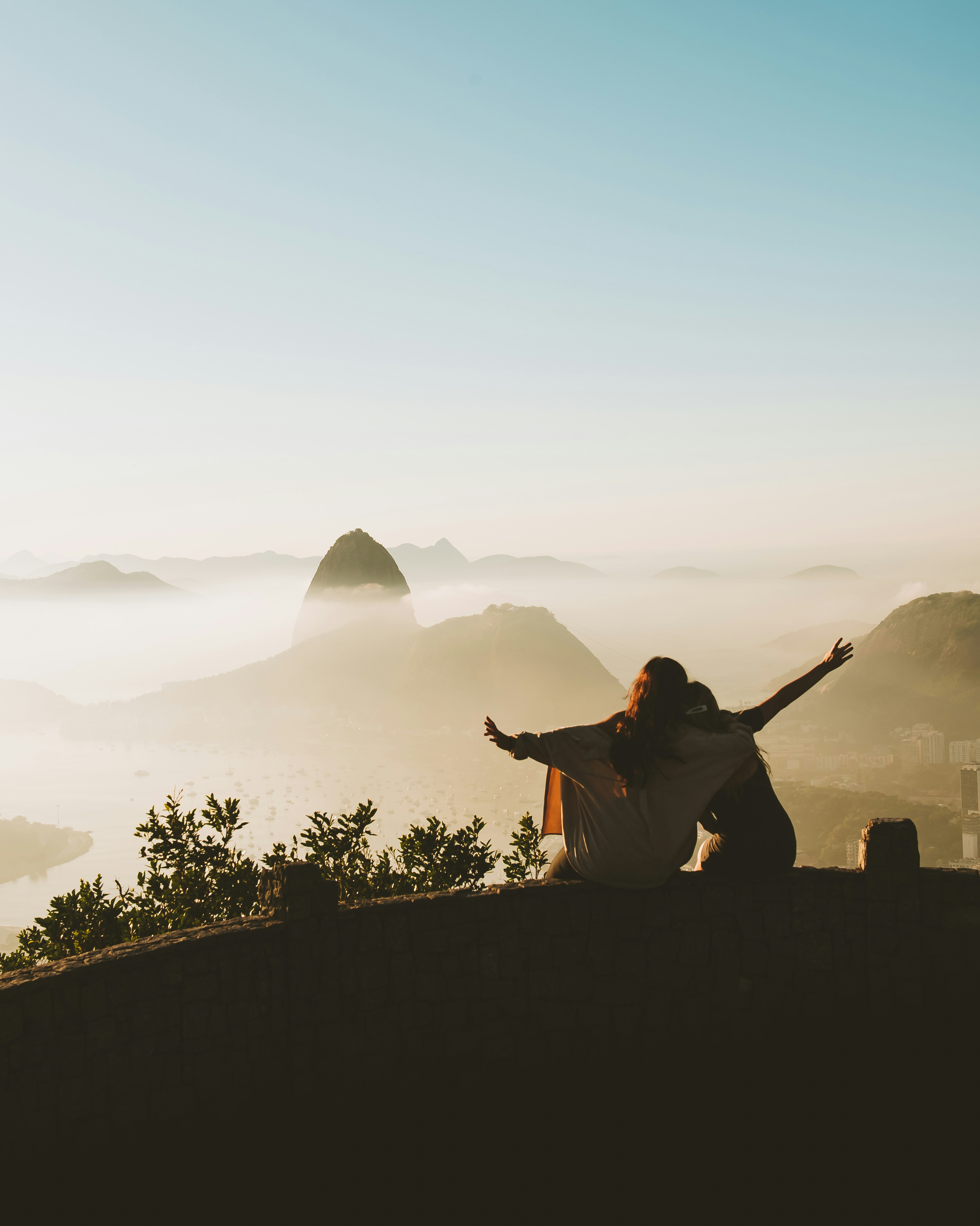 Couple overlooking Rio de Janeiro